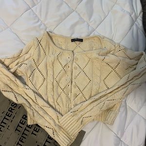 brandy cropped sweater